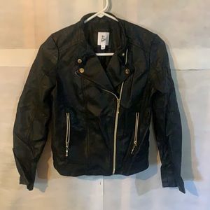 Kids Size L Leather-Look Jacket